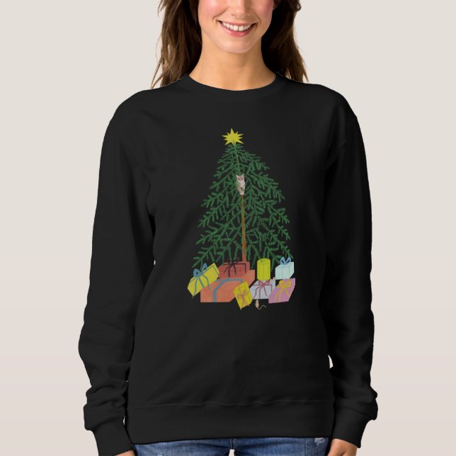 Julgran Svart Tröja (Framsida)