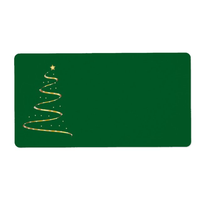 Julgran Swirl Fraktsedel (Framsidan)