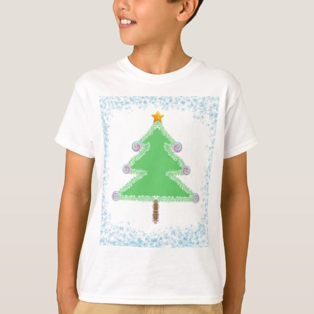 Julgran T-Shirt (Framsida)