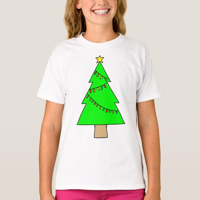 Julgran  t shirt (Framsida)