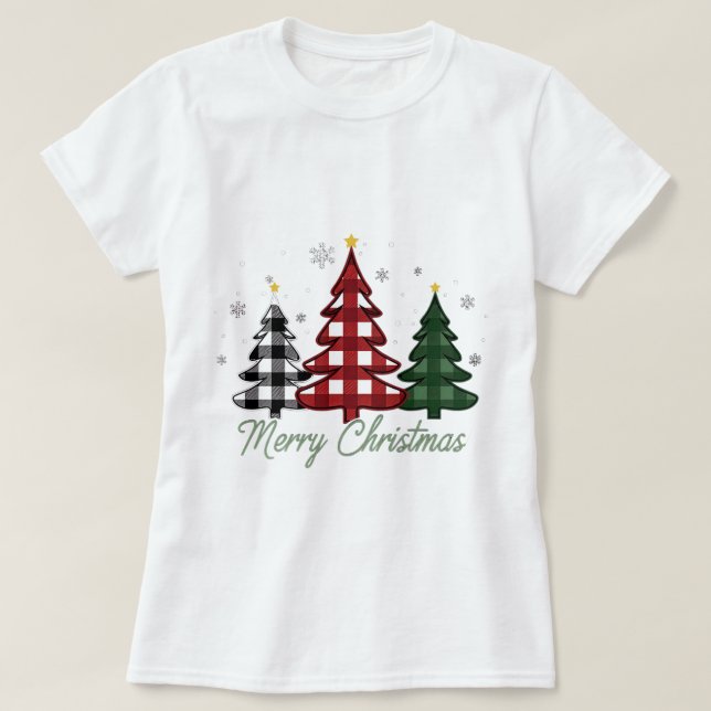 Julgran T Shirt (Design framsida)