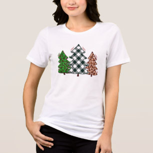 Julgran T-Shirt - Färgfull Helgdag