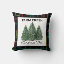 Julgran Tartan Play Helgdag Home Decor Kudde