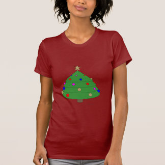 Julgran Tecknad Tee Shirt