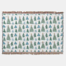 Julgran Throw Blanket