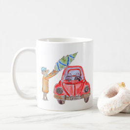 Julgran tid! kaffemugg