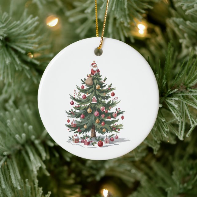 Julgran Tomte God Jul Julgransprydnad Keramik (Träd)