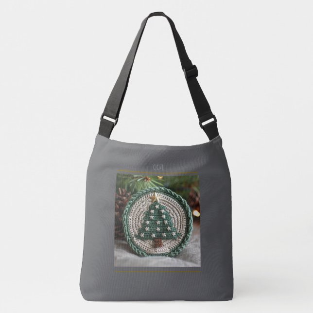 Julgran Tote Bag Axelväska (Framsida)