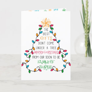 Julgran Typografi snart till 3-familjens familj Helgkort
