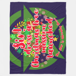 Julgran, uppdrag, armé fleecefilt