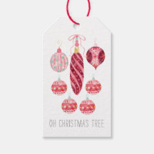 Julgran vattenfärgsdekorationer