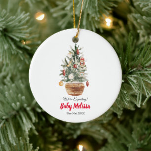julgran Vi förväntar oss föräldrarnas ornament
