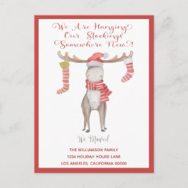 Julgran Vi Har Bytt Plats Högtidsflyttning Meddelande Vykort