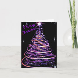 Julgran Vikbar Holiday Card Helgkort