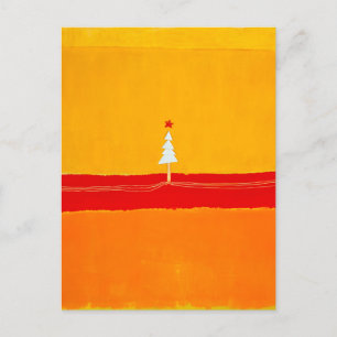 Julgran, Vintage, Abstrakt Vykort