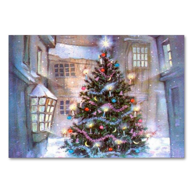 Julgran Vintage Bordsnummer (Framsidan)