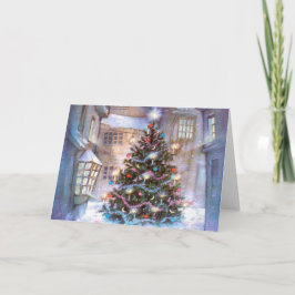 Julgran Vintage Helgkort