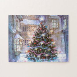 Julgran Vintage Pussel
