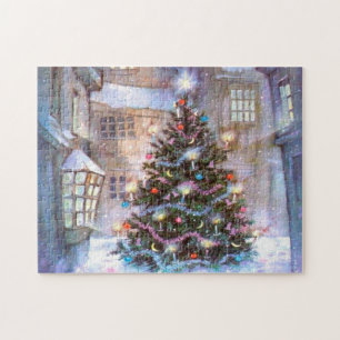 Julgran Vintage Pussel