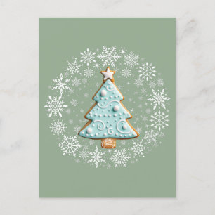 Julgran Vit jul, Gingertea Cookie Vykort