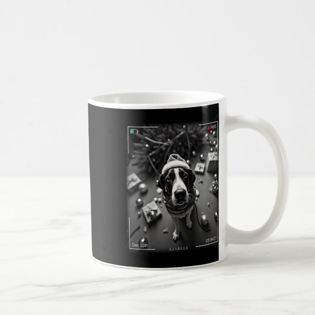 Julgran Walker Coonhound Caught On Camer Kaffemugg (Höger)
