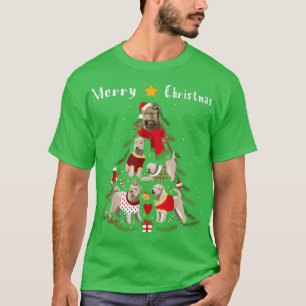 Julgran Wheaten Terrier Älskare Julafton T Shirt