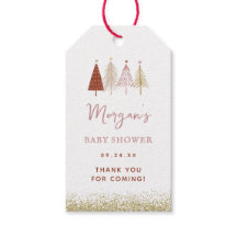 Julgran Winter Girl Baby Shower