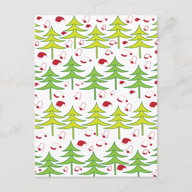 Julgran Winter Vykort (Framsida)