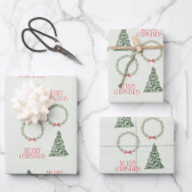 Julgran Wrapping Lakan