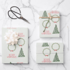 Julgran Wrapping Lakan