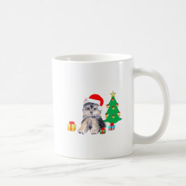 Julgran, Yorkshire puppy hund & gifts Kaffemugg