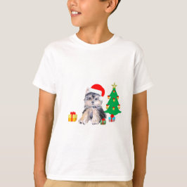 Julgran, Yorkshire valp & presenter Tee