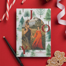 Julgranar Arch Photo Red Joy