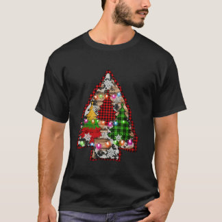 Julgranar Arrowhad Julafton Ljus Cowhide Buff T Shirt