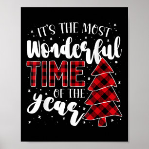 Julgranar Det är det mest underbara ögonblicket Poster