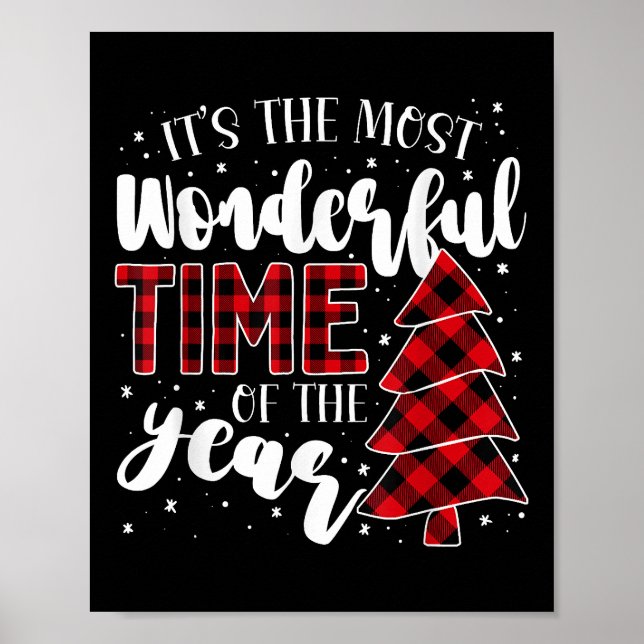 Julgranar Det är det mest underbara ögonblicket Poster (Framsidan)