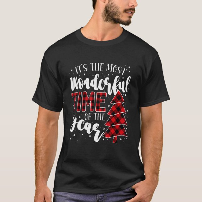 Julgranar Det är det mest underbara ögonblicket T Shirt (Framsida)