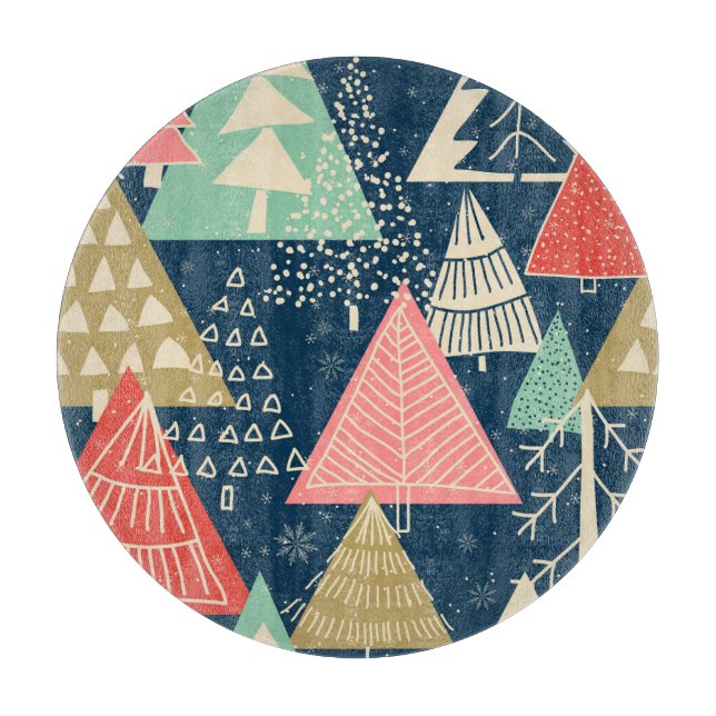 Julgranar Festive Seamless Illustration (Framsidan)