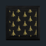 Julgranar Guld på Svarta havet Smyckeskrin<br><div class="desc">Tack för att besöka julbutiken i Helgdag! Du tittar på Lee Hiller Designer Helgdag Collection of Home and Office Decor,  Apparel,  Gifts,  Collectibles med mera. Utformningen omfattar Lee Hiller Photography in Hand plockade Mixed Media and Digital Art Collection.</div>