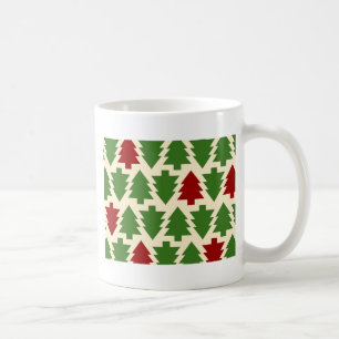 Julgranar Höjdpattern Kaffemugg