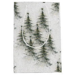 Julgranar i skogen