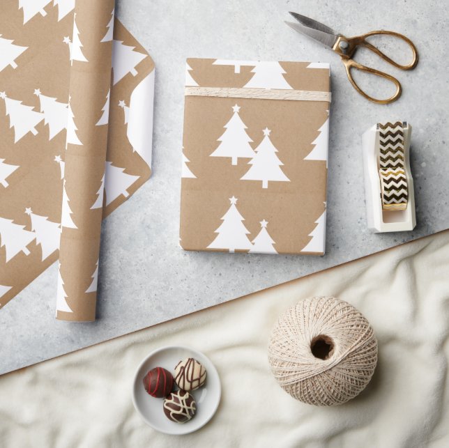 Julgranar Inpackningspapper Presentpapper (Hantverk)