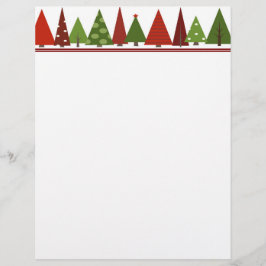 Julgranar-julen Brev Papper