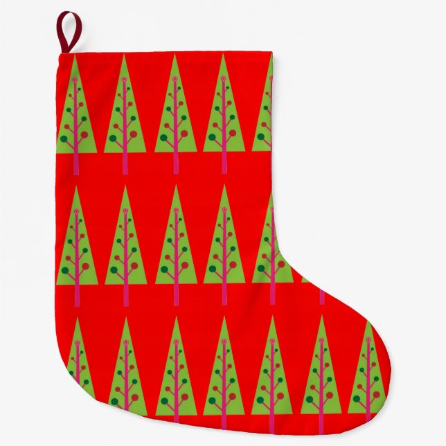 Julgranar-julklapp Stor Julstrumpa (Framsidan)