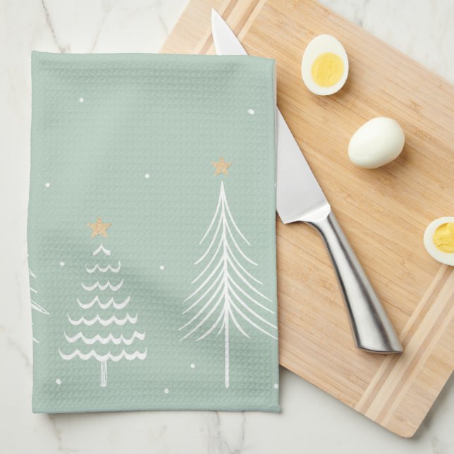 julgranar Kitchen Towel Kökshandduk (Vikt i Fjärdedel)