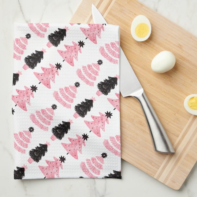 Julgranar Kökshandduk (Vikt i Fjärdedel)