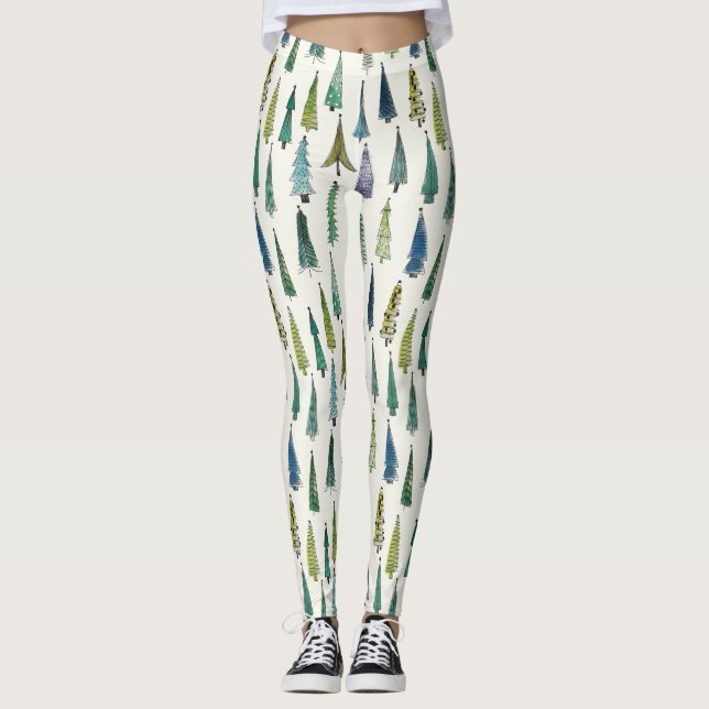 julgranar leggings (Framsida)