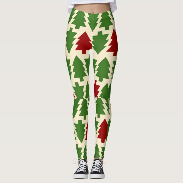 Julgranar Leggings (Framsida)