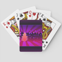 Julgranar Lila Casinokort