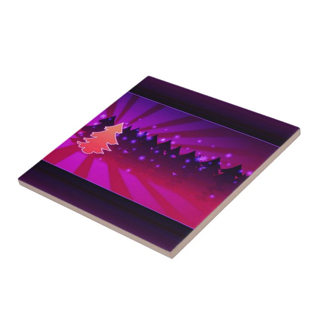 Julgranar Lila Kakelplatta (Sidan)